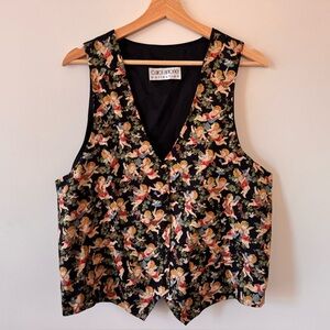 Vintage Black Angel 100% Cotton Vest Top Size L